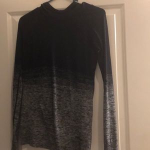 Black and grey Ivy park spandex sweatshirt